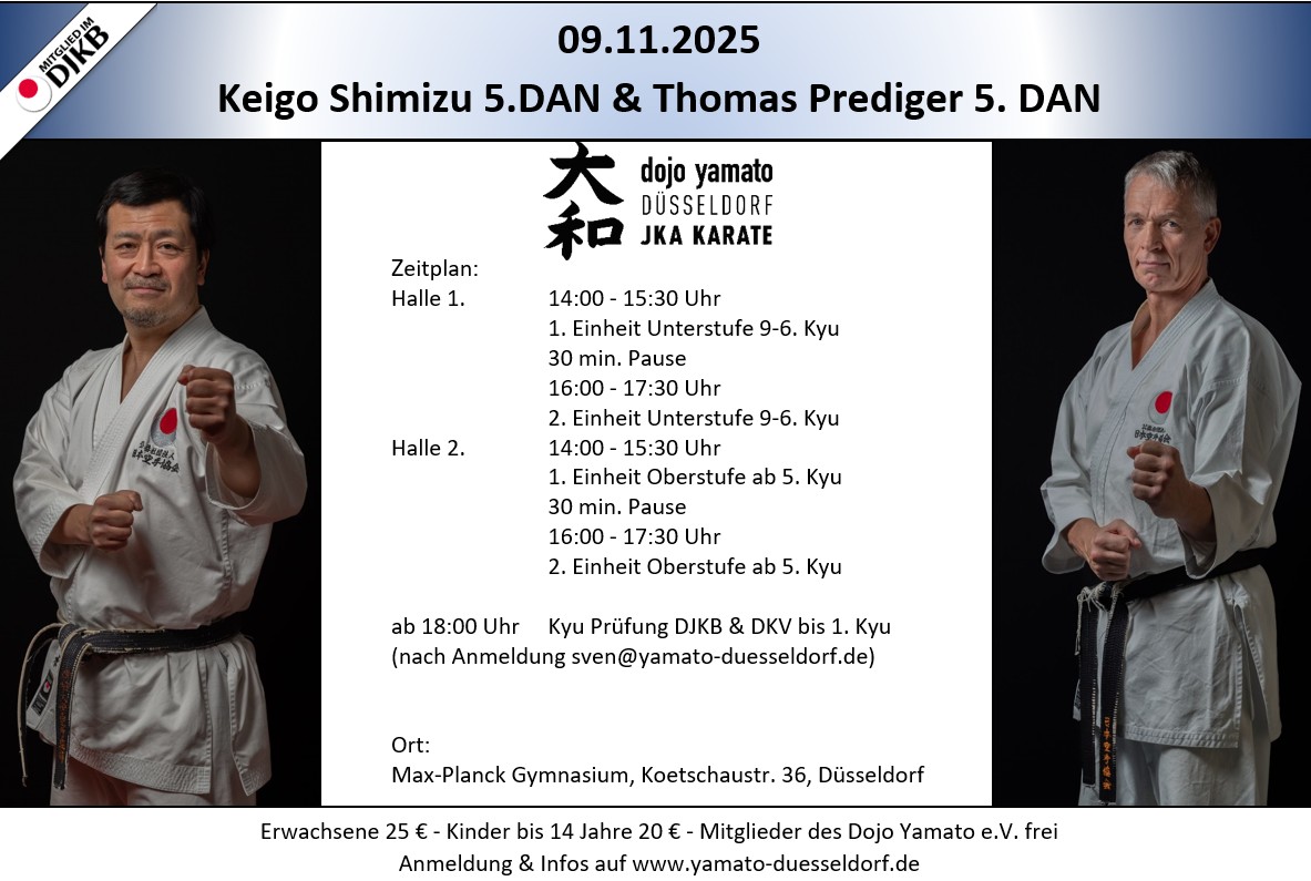 Bald ist es soweit - alle Infos findet ihr unter www.yamato-duesseldorf.de