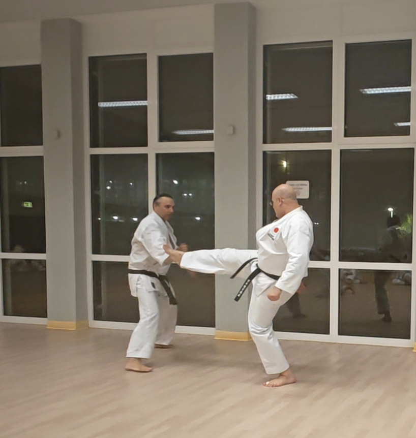 Training im Dojo Yamato Düsseldorf
Trainer Sven Wätzold-Kurihara