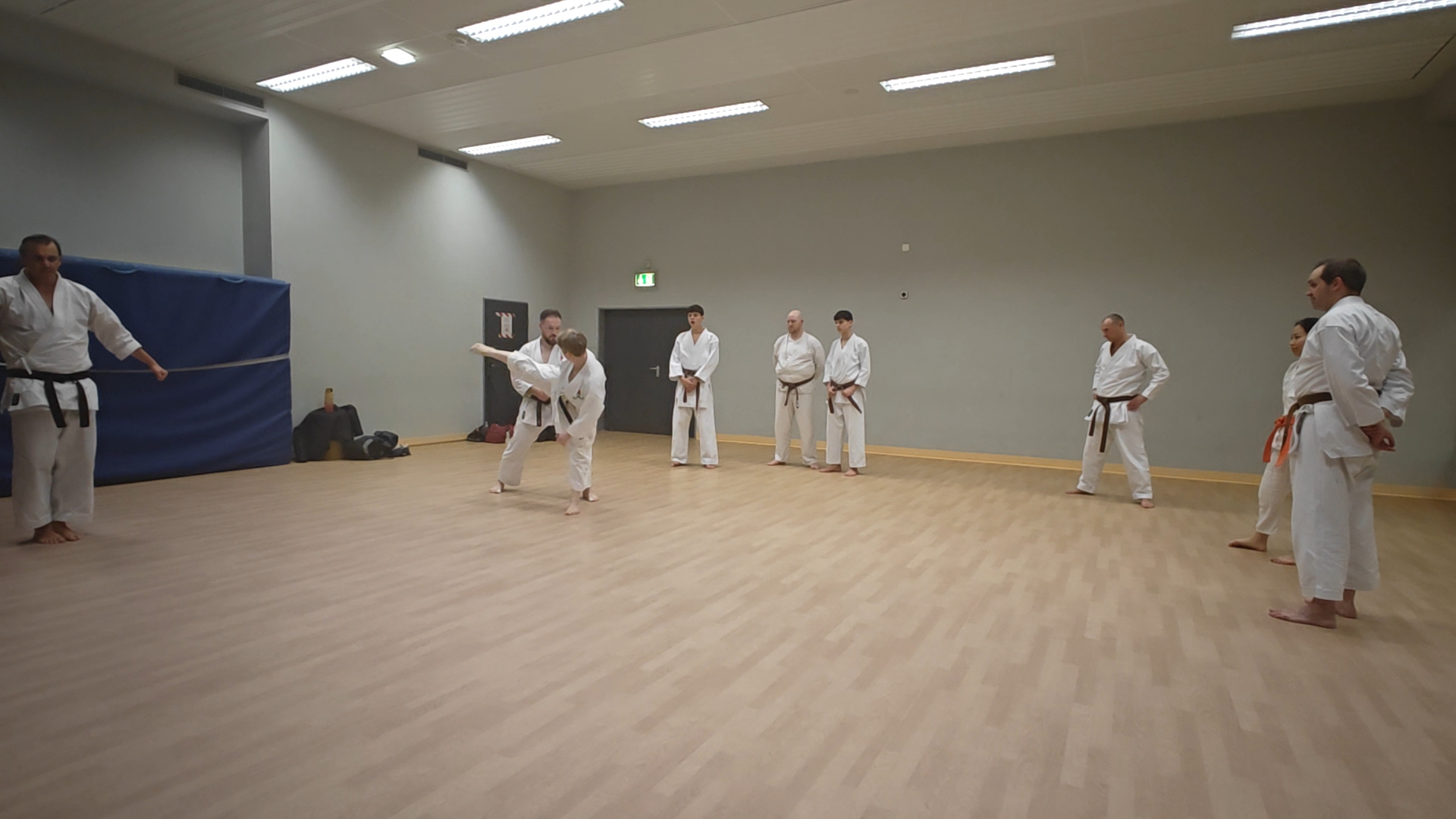 Training im Dojo Yamato Düsseldorf
Trainerin Sandra Brenscheid