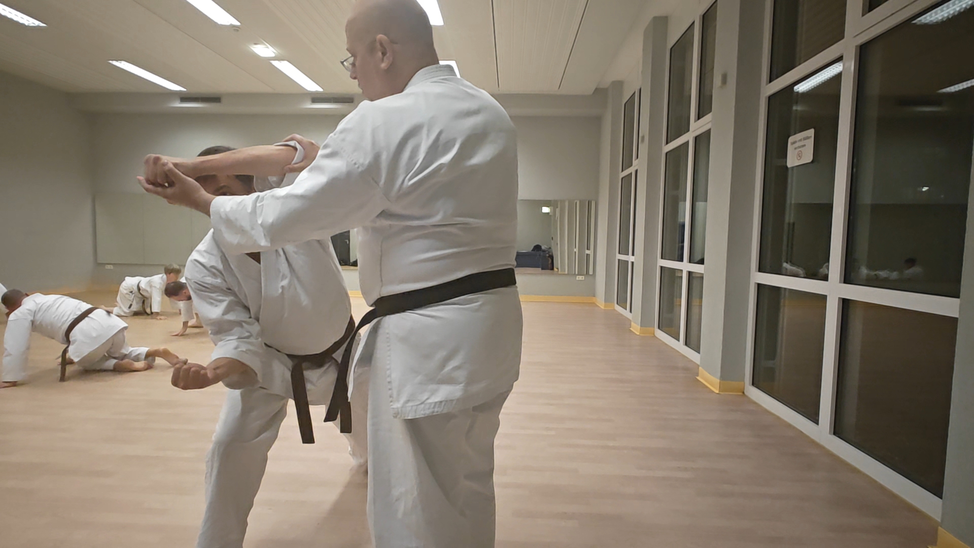 Training im Dojo Yamato Düsseldorf
Trainer Sven Wätzold-Kurihara